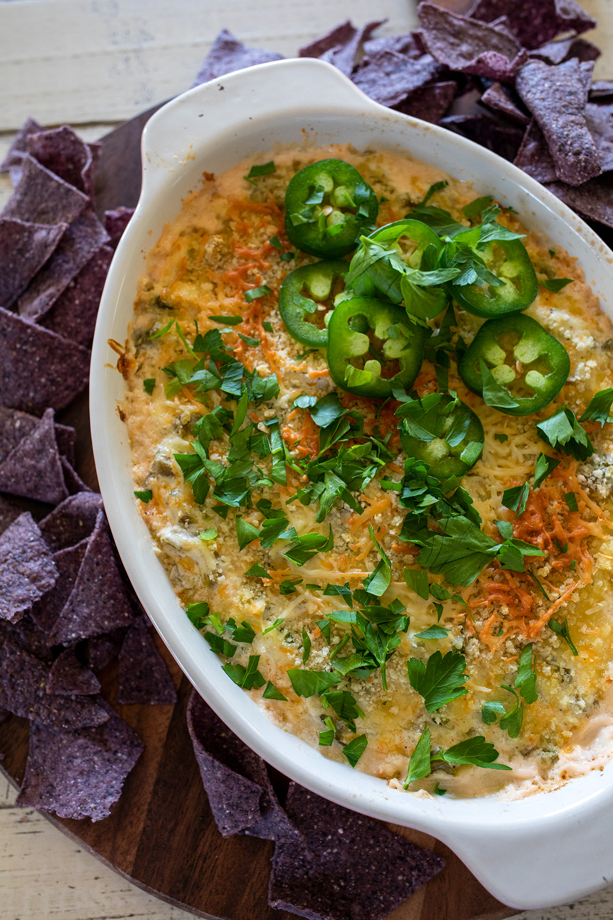 Lighter Jalapeno Popper Dip