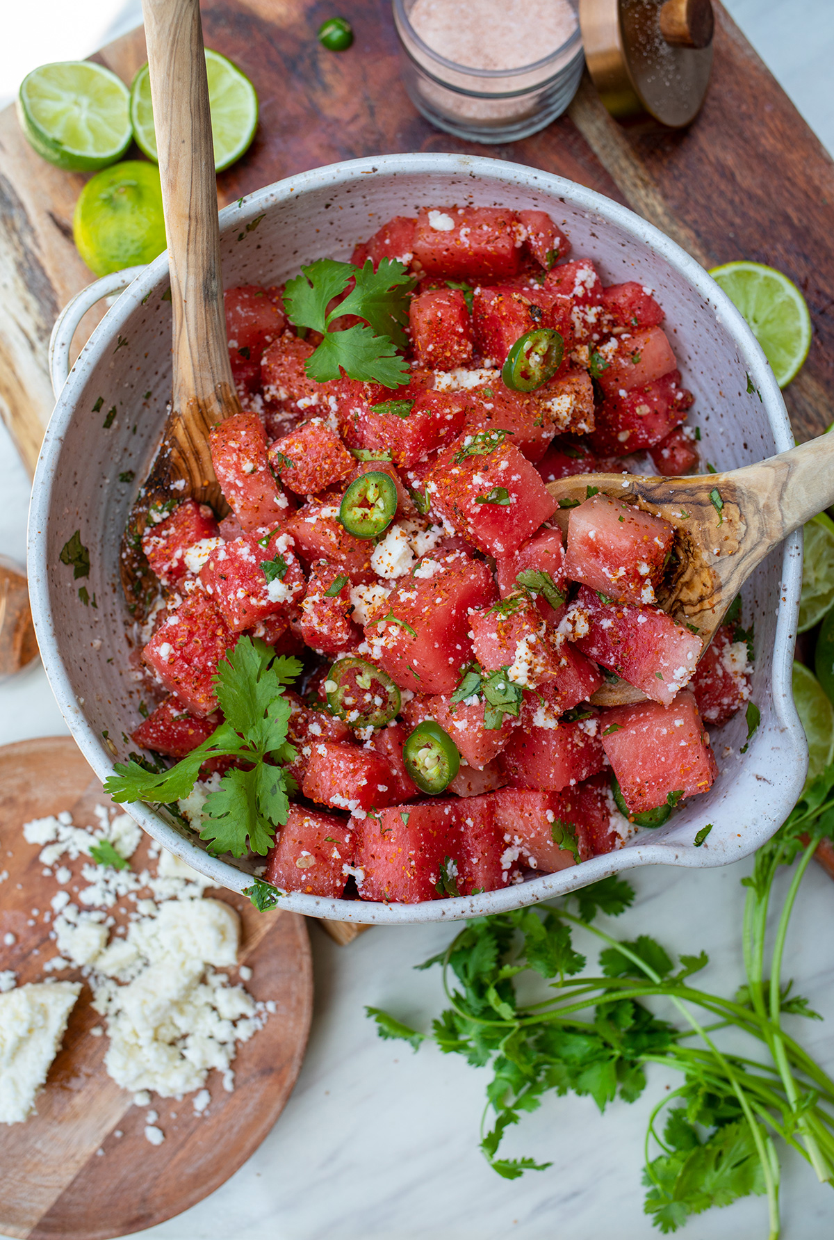 Spicy Watermelon Salad