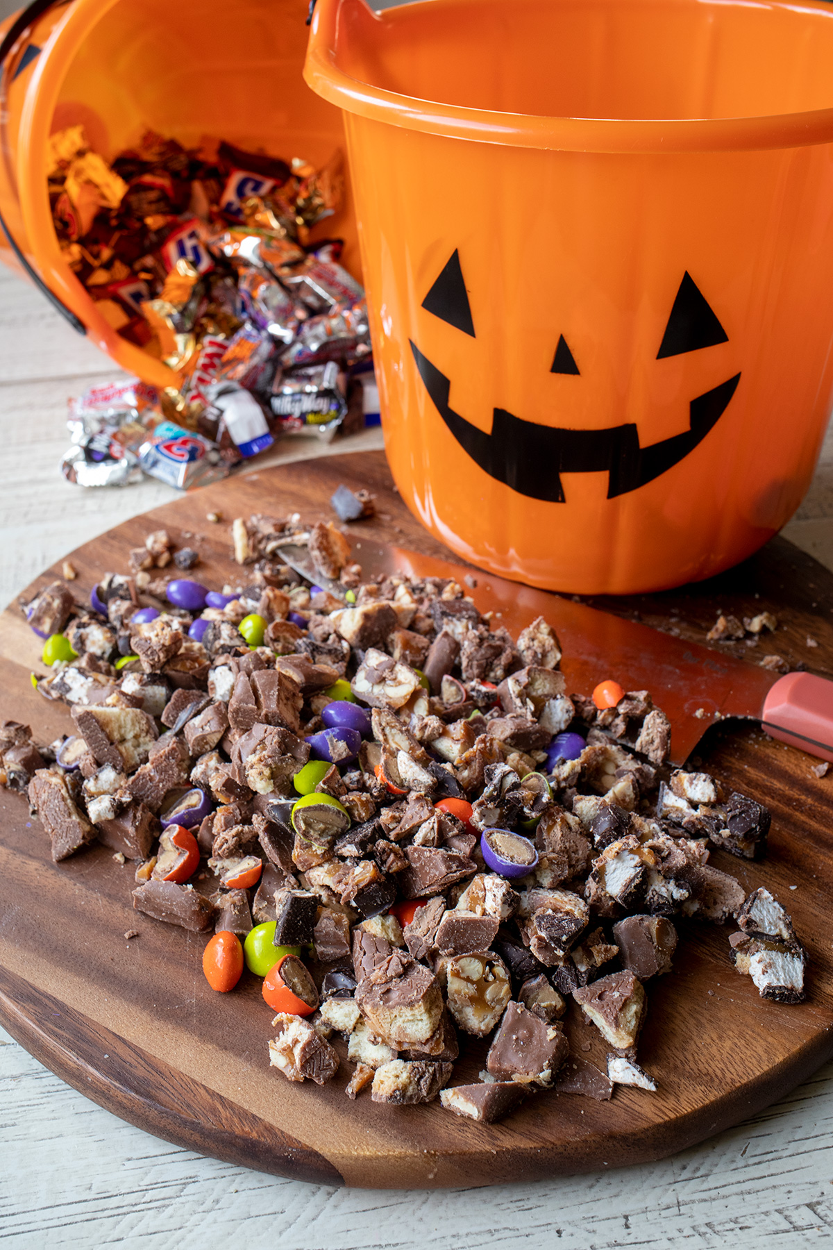 Leftover Halloween Candy Monster Cookie Recipe