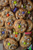 Leftover Halloween Candy Monster Cookie Recipe