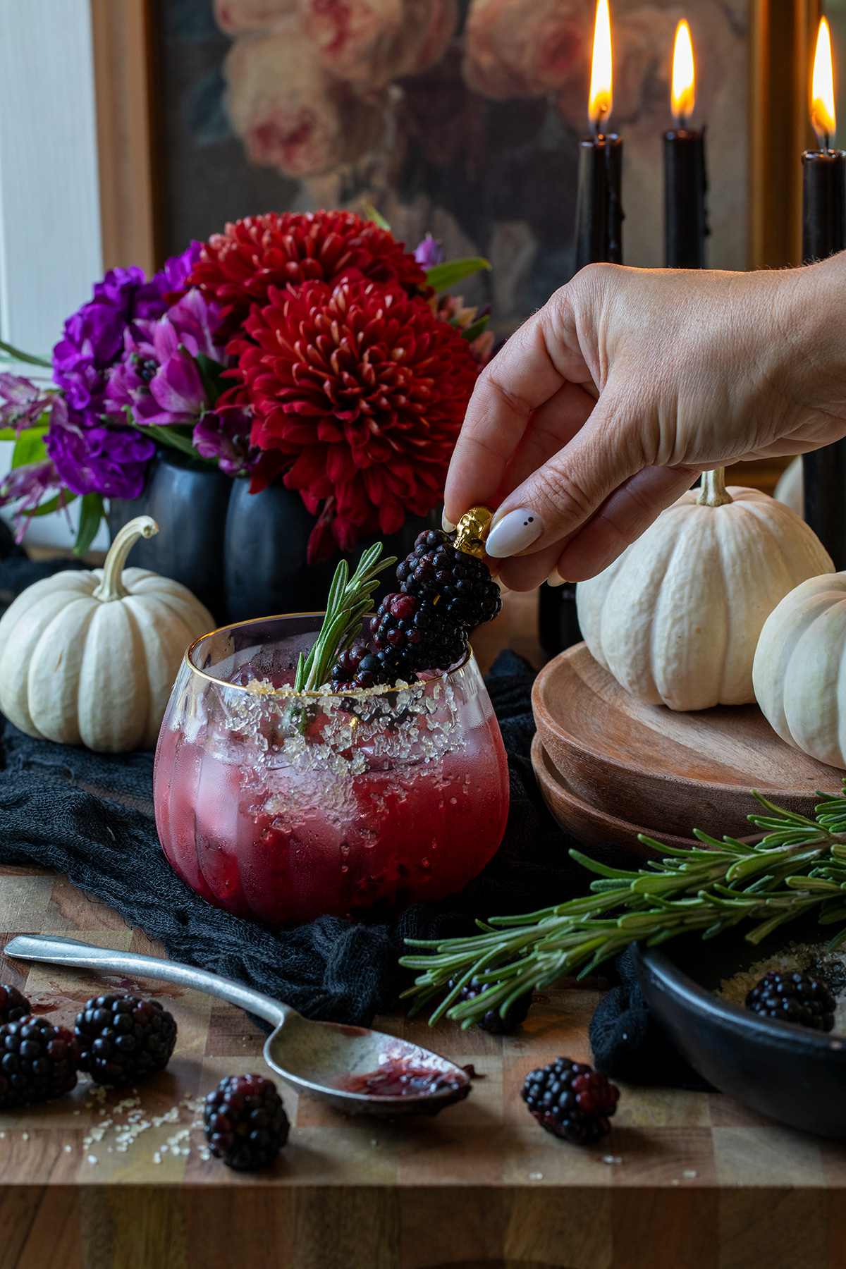 Witches Brew Blackberry Margarita