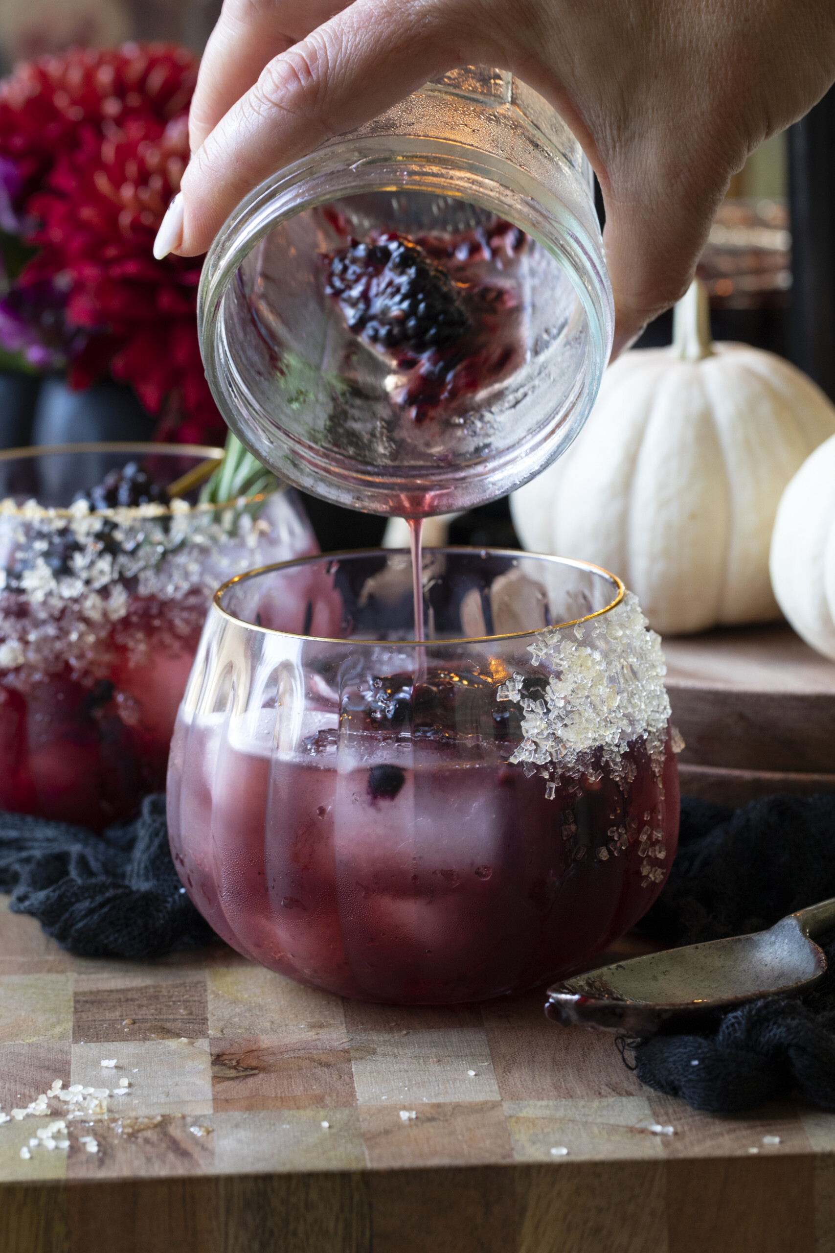 Witches Brew Blackberry Margarita