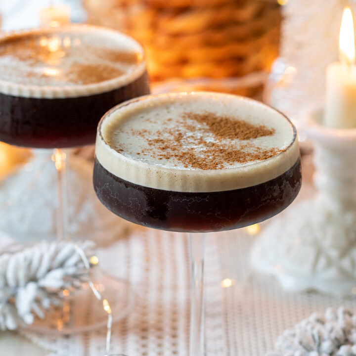 Espresso Martini Recipe with vanilla and cinnamon