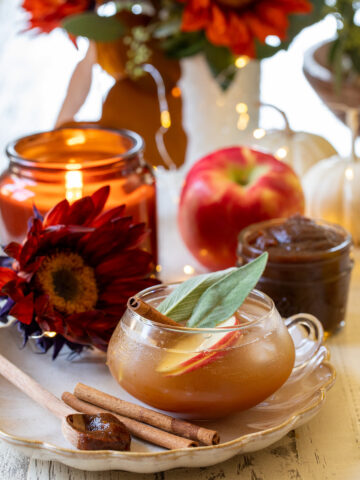 Thanksgiving Apple Whiskey Cocktail