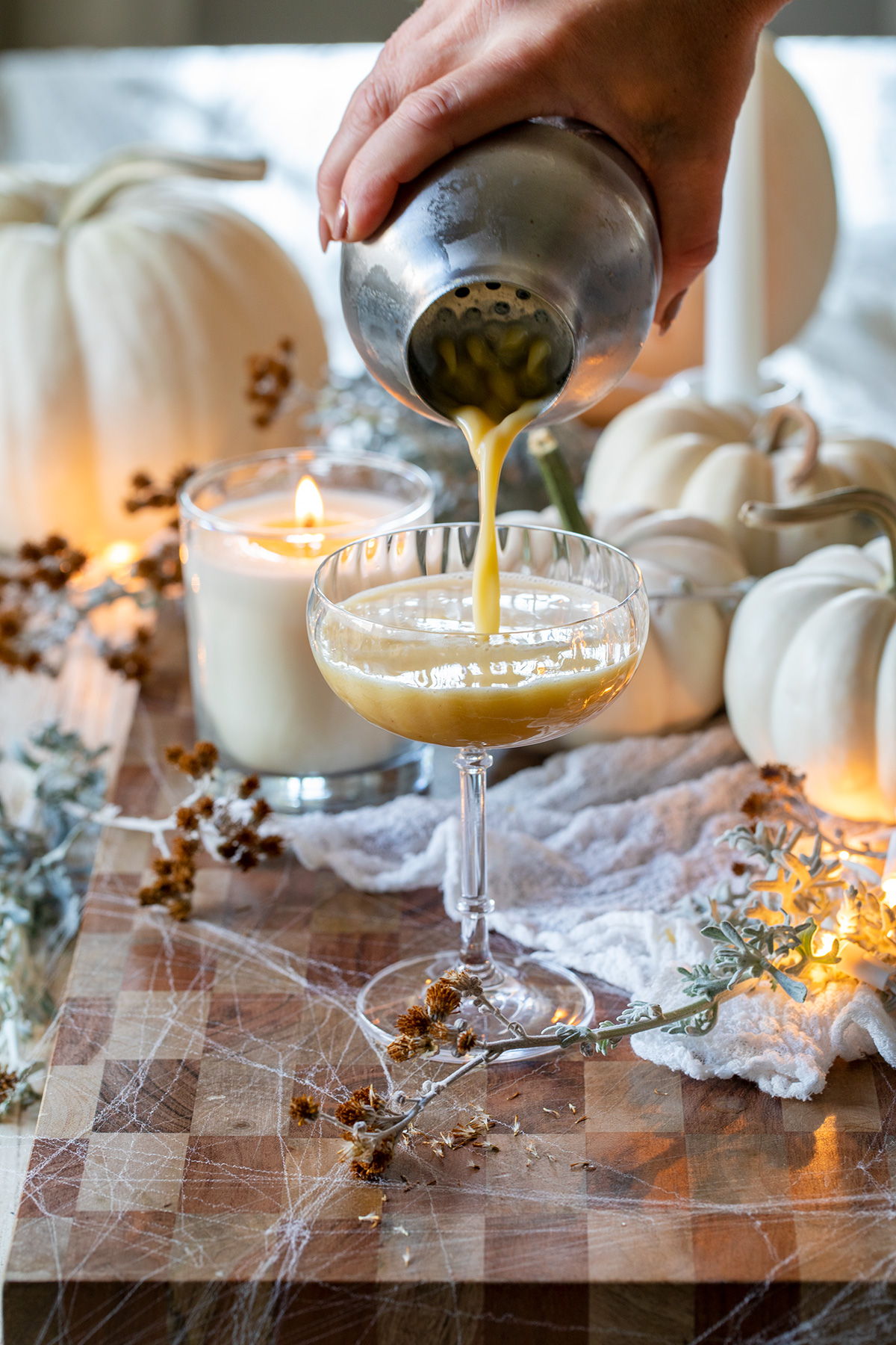 Pumpkin Whiskey Sour Cocktail Recipe