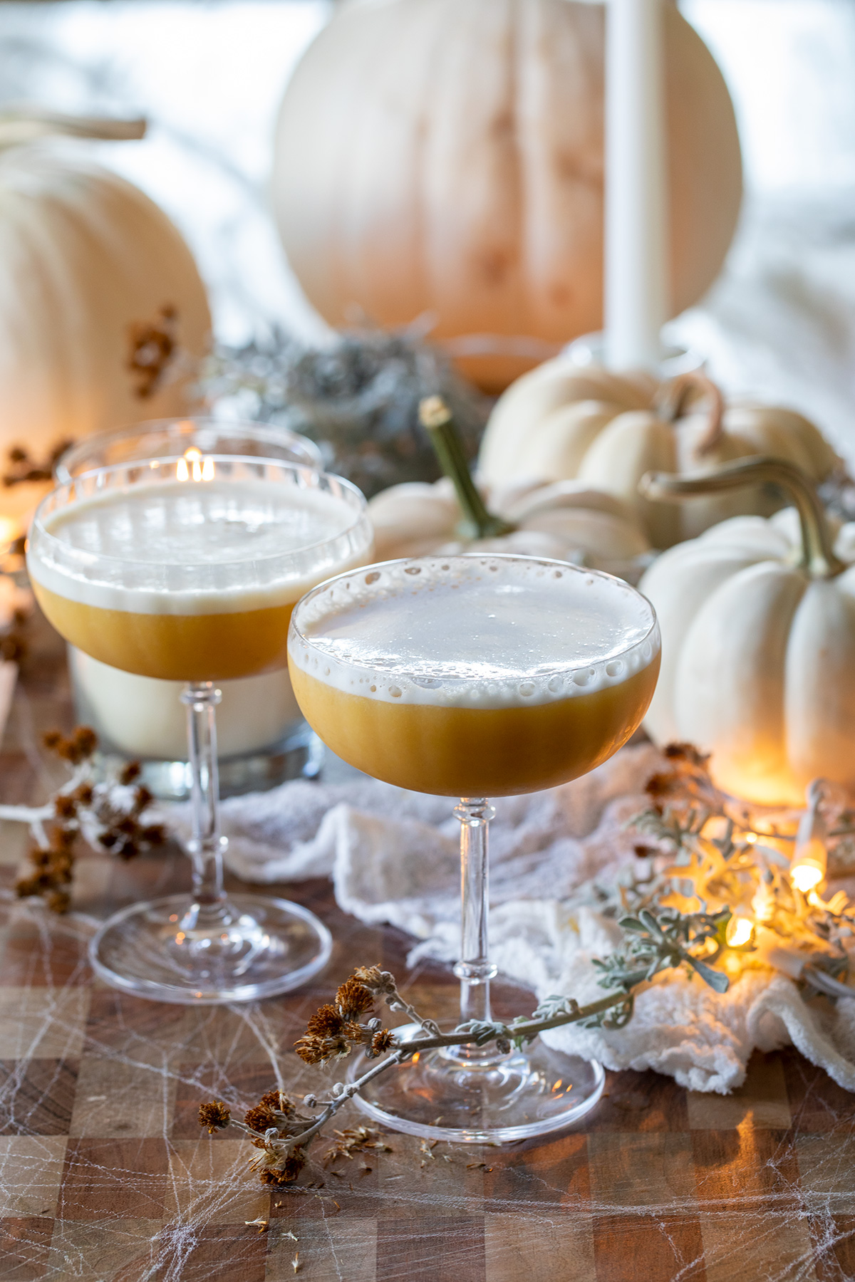 Pumpkin Whiskey Sour Cocktail Recipe