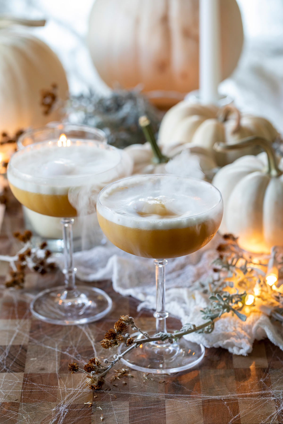 Pumpkin Whiskey Sour Cocktail Recipe