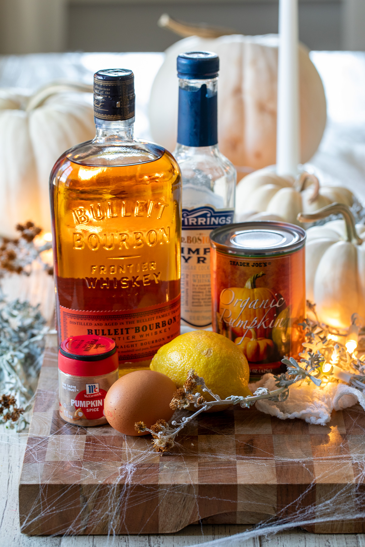 Pumpkin Whiskey Sour Cocktail Recipe