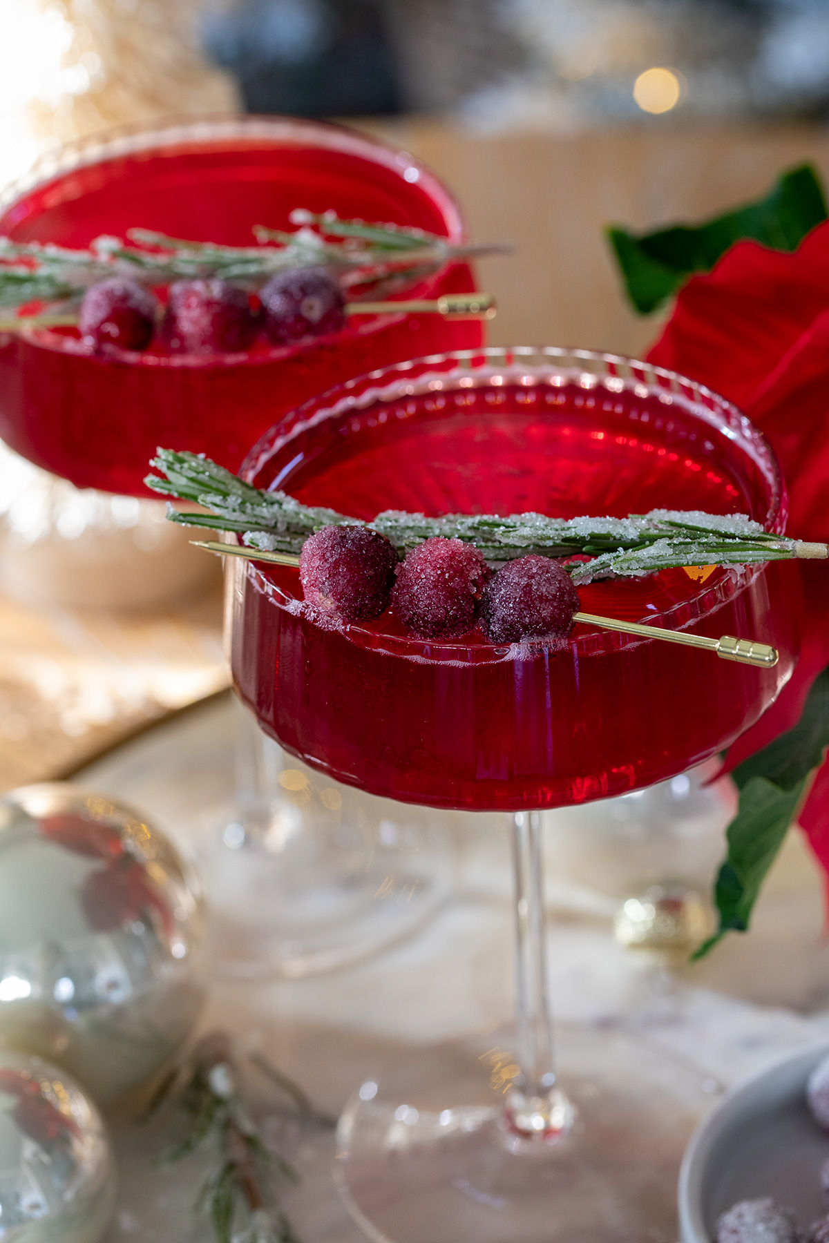 Cranberry Campari Spritz