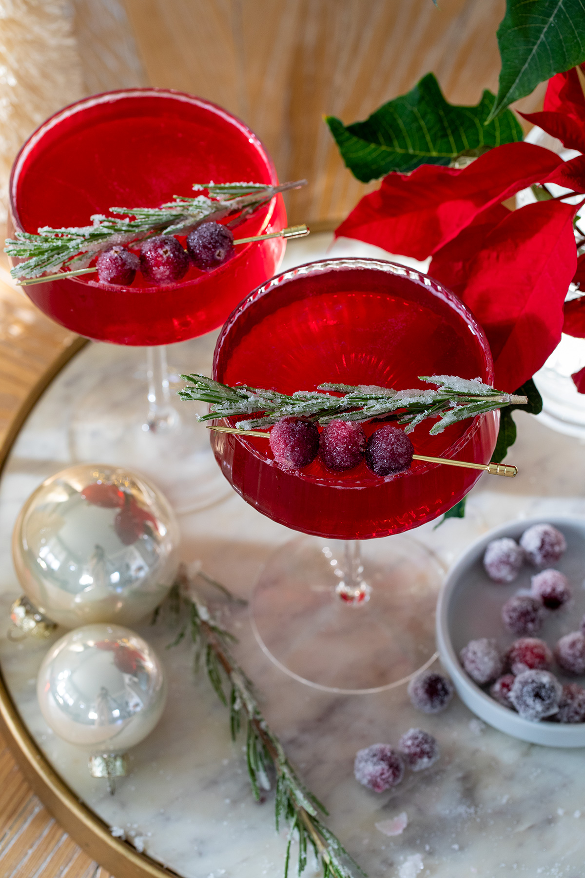 Cranberry Campari Spritz