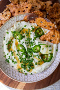 Whipped Hot Honey Jalapeño Cream Cheese Dip