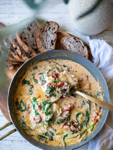 Creamy Tuscan White Fish Cod Recipe