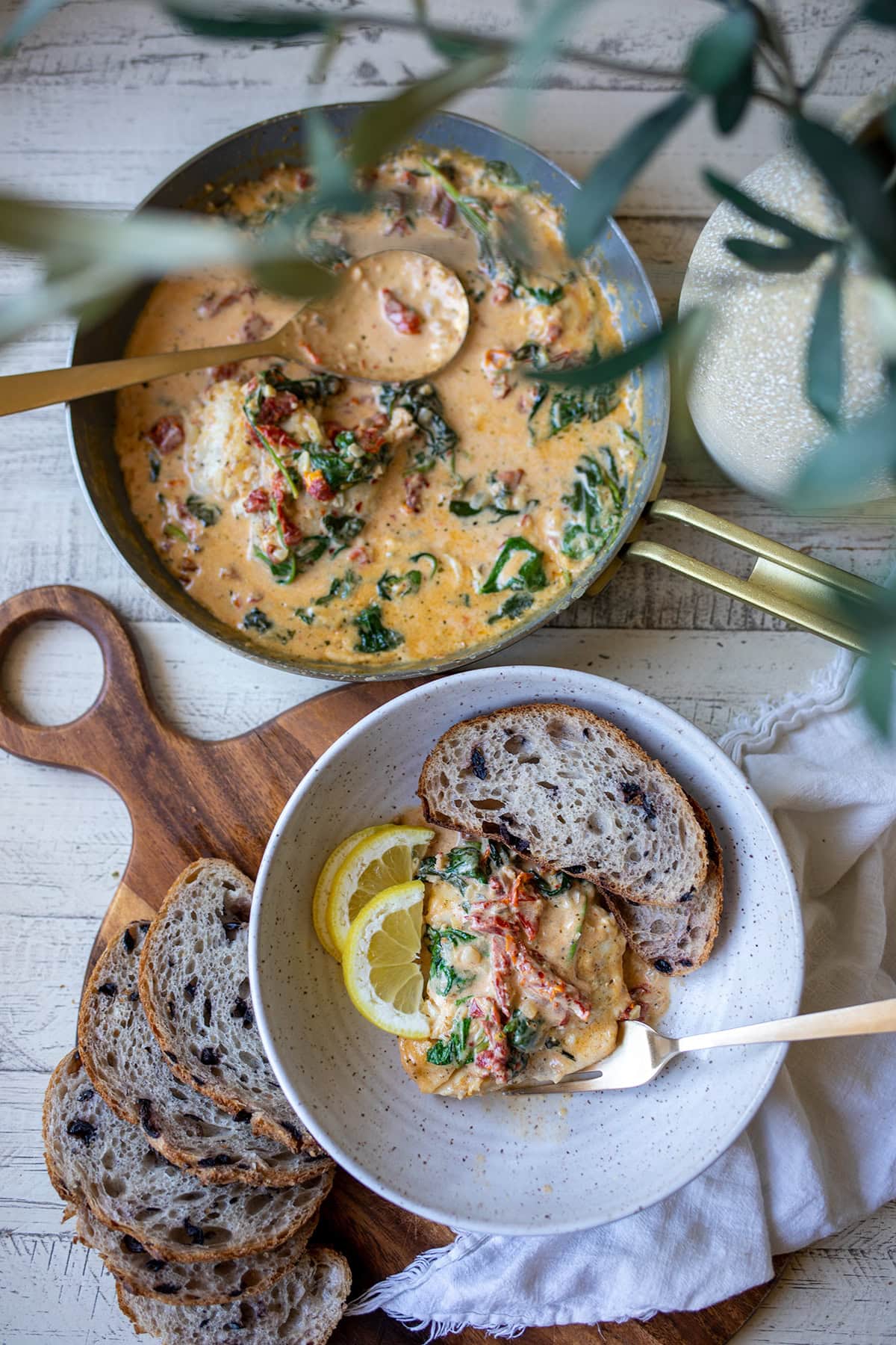 Creamy Tuscan White Fish Cod Recipe