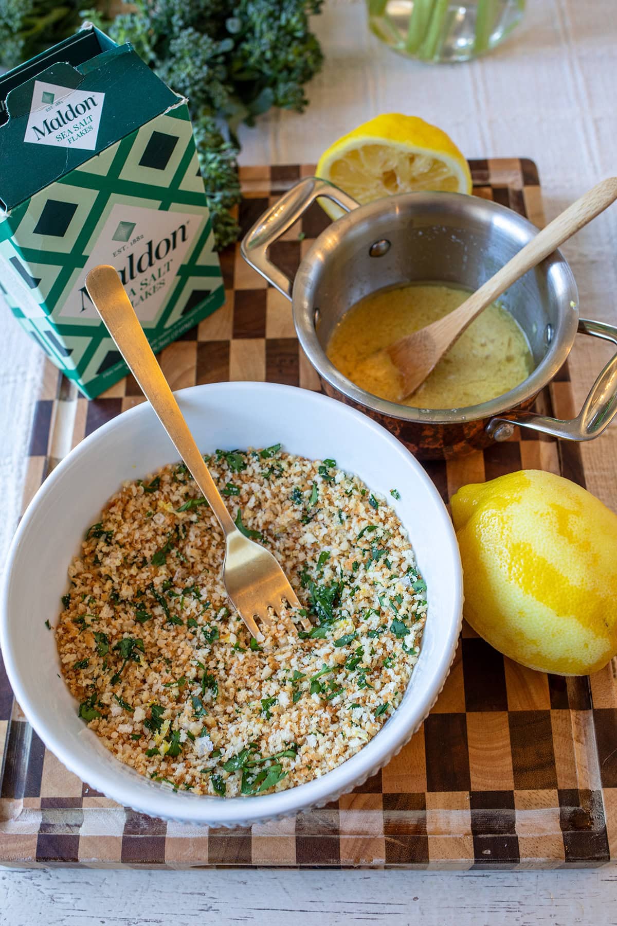 Crispy Lemon Butter Halibut