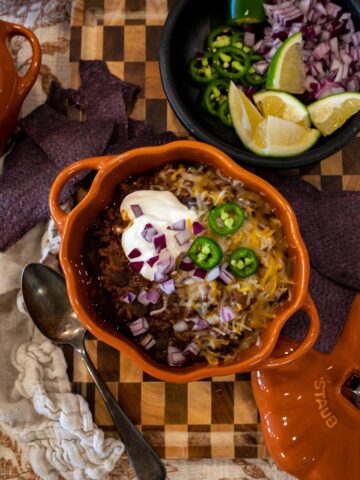 Chipotle Beef Black Bean Chili