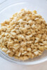 Rice Chex Mix Cereal in a glass bowl.