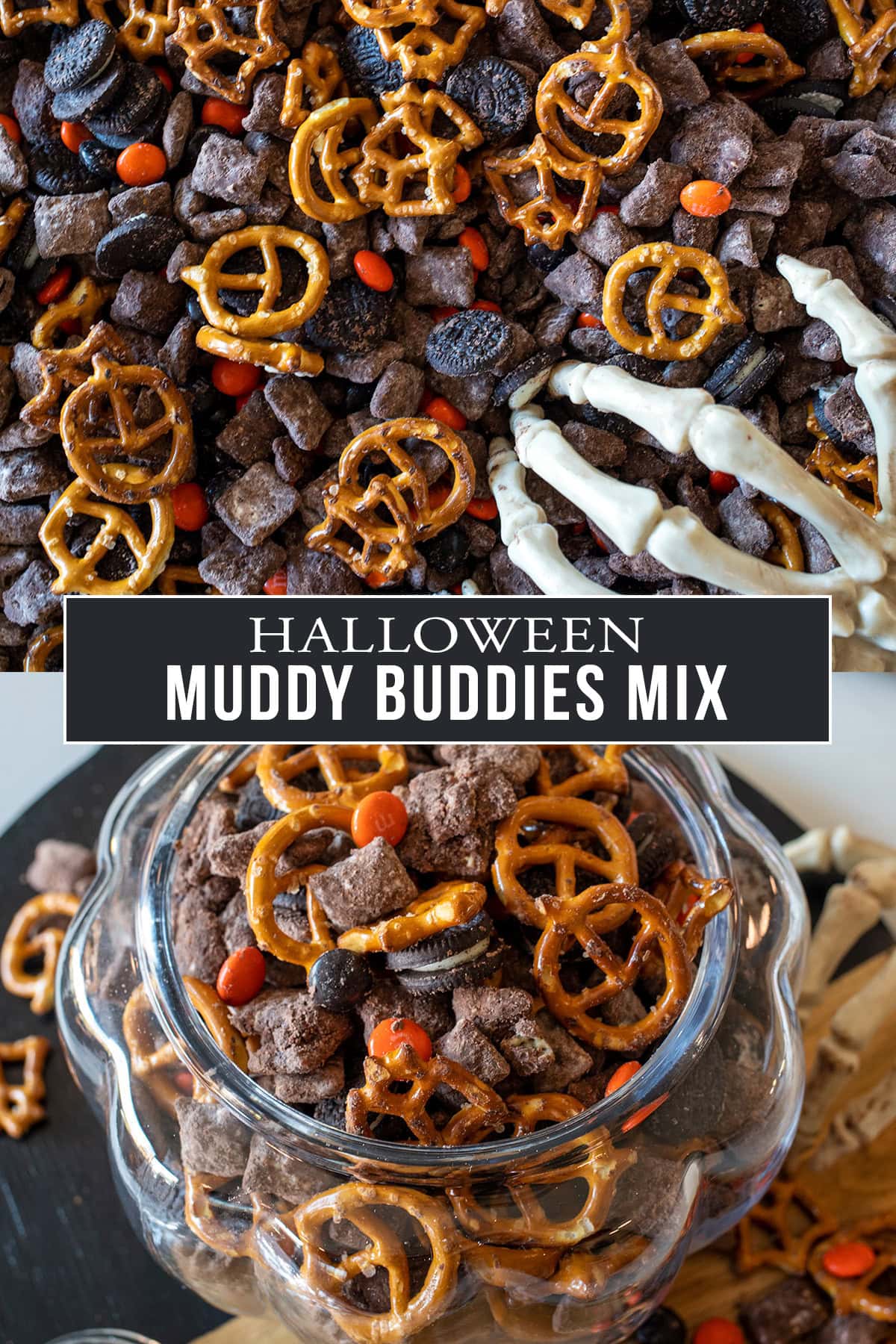 Halloween Muddy Buddies Recipe
